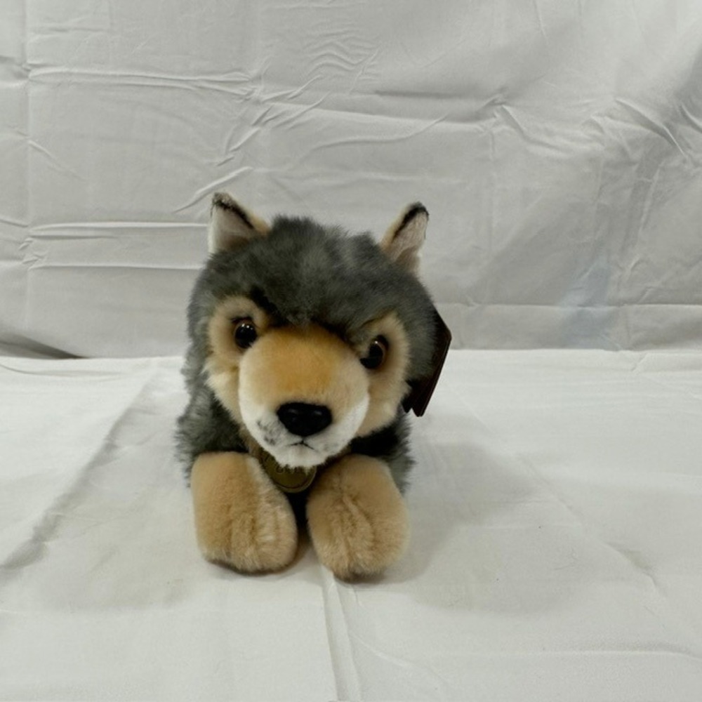 Aurora Miyoni Wolf Plush Stuffed Animal 12 Inch Grey Tan 10907 NWT